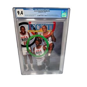 USA Olympic Dream 1992 Beckett Basketball Magazine #24 CGC 9.4 Jordan Magic